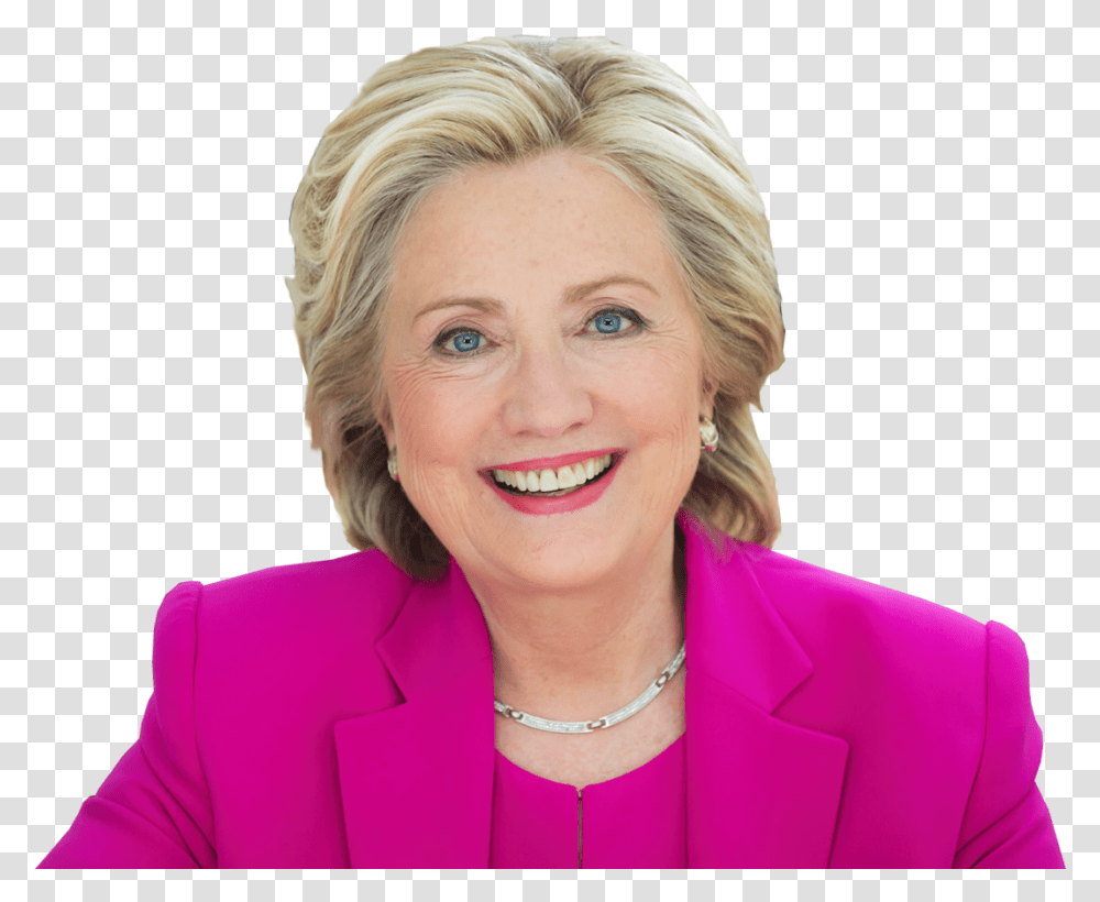 Hillary Clinton No Background, Person, Face, Female Transparent Png