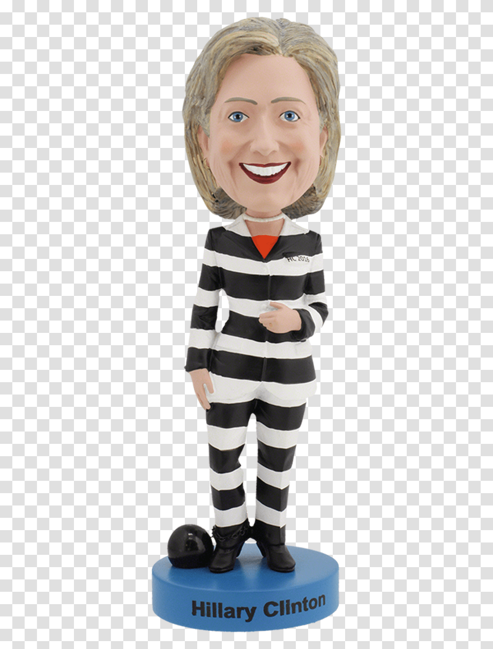 Hillary Clinton Prison Bobblehead Hillary Bobblehead, Sweater, Sweatshirt, Sleeve Transparent Png