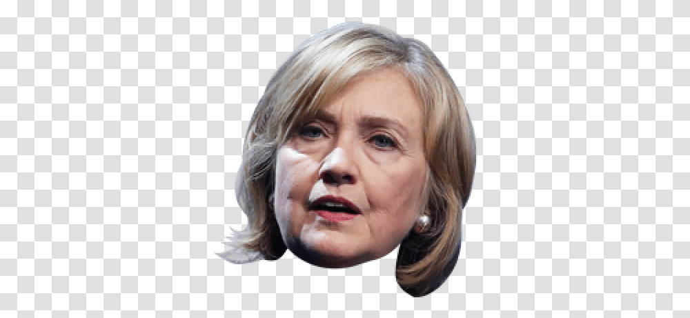 Hillary Hillary Clinton Face Background, Person, Head, Female, Frown Transparent Png