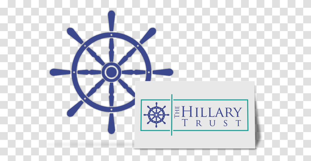 Hillary Trust Logo Design Boat Steering Wheel Icon, Machine, Spoke, Compass Transparent Png