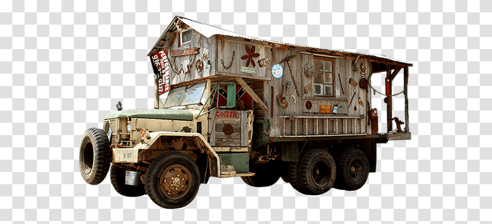 Hillbilly Hilton Music Hillbilly Camper Van, Truck, Vehicle, Transportation, Clock Tower Transparent Png