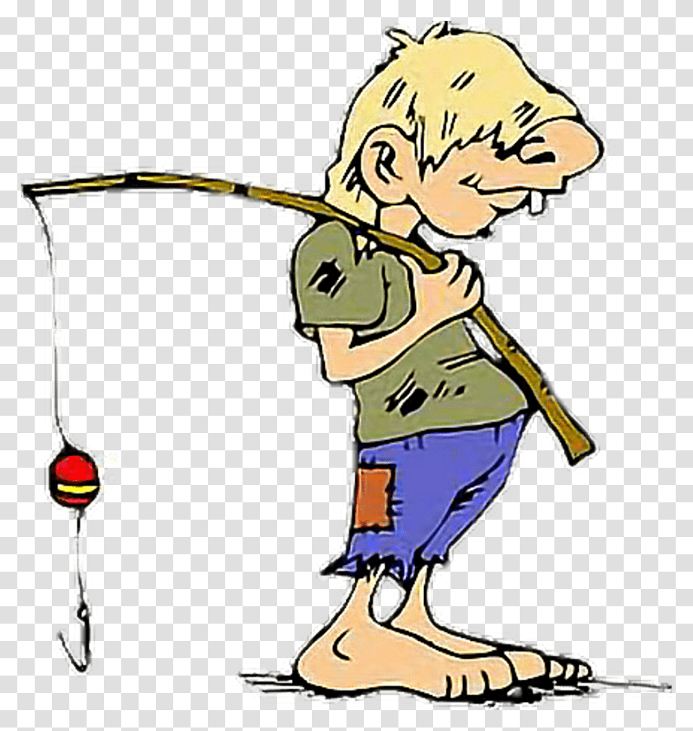 Hillbilly Sticker Download Hillbilly Fishing Clip Art, Water, Outdoors, Person, Angler Transparent Png