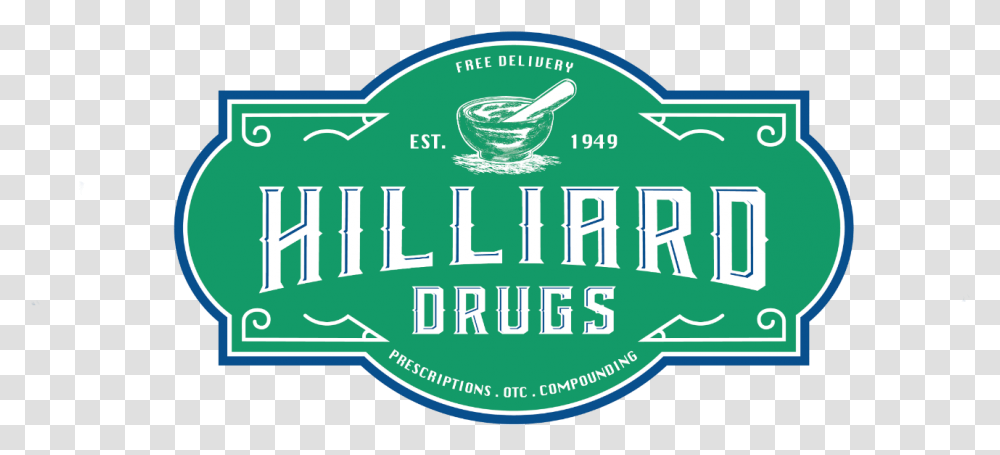 Hilliard Drugs, Label, Logo Transparent Png