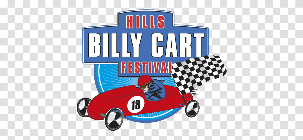 Hills Billy Cart Festival Logo 2018, Advertisement, Poster, Vehicle, Transportation Transparent Png