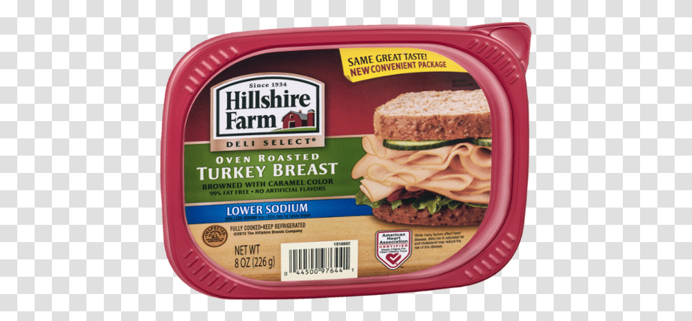 Hillshire Farm Deli Select Oven Roasted Turkey Breast Ultra Thin Processed Cheese, Burger, Food, Pork, Ham Transparent Png
