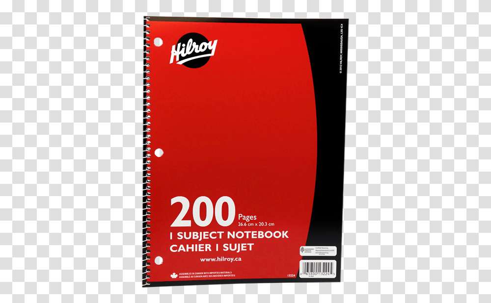 Hilroy Notebook, Diary, Poster, Advertisement Transparent Png
