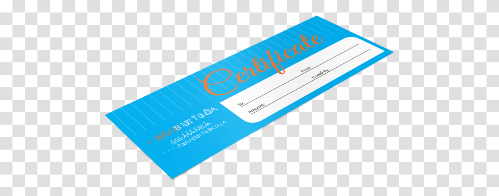 Hilton Clothing Gift Certificate Template Preview Graphic Design, Paper, Business Card Transparent Png