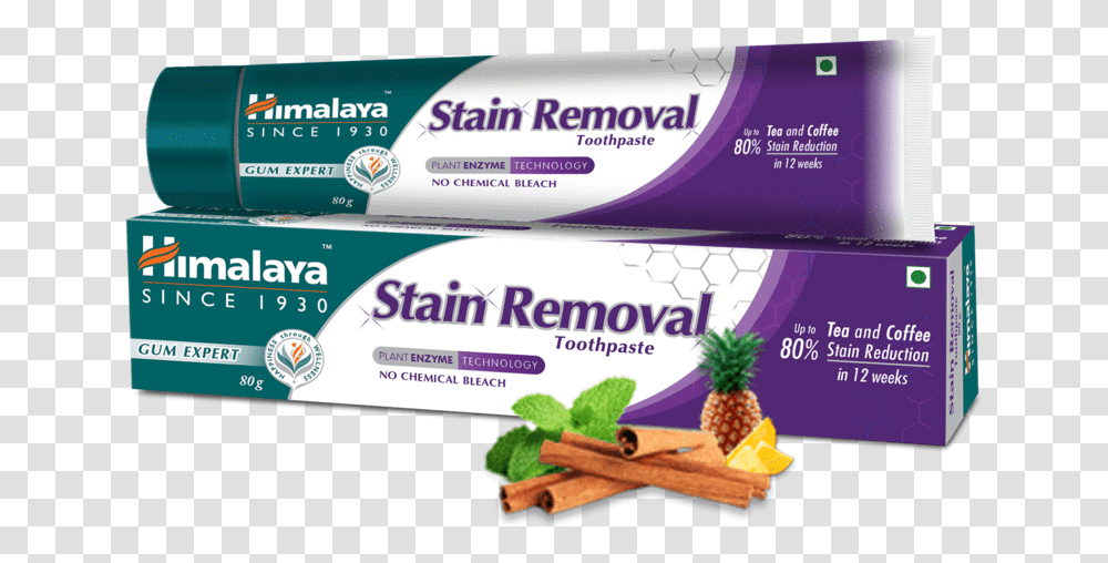 Himalaya Stain Removal Toothpaste, Plant, Pineapple, Fruit, Food Transparent Png