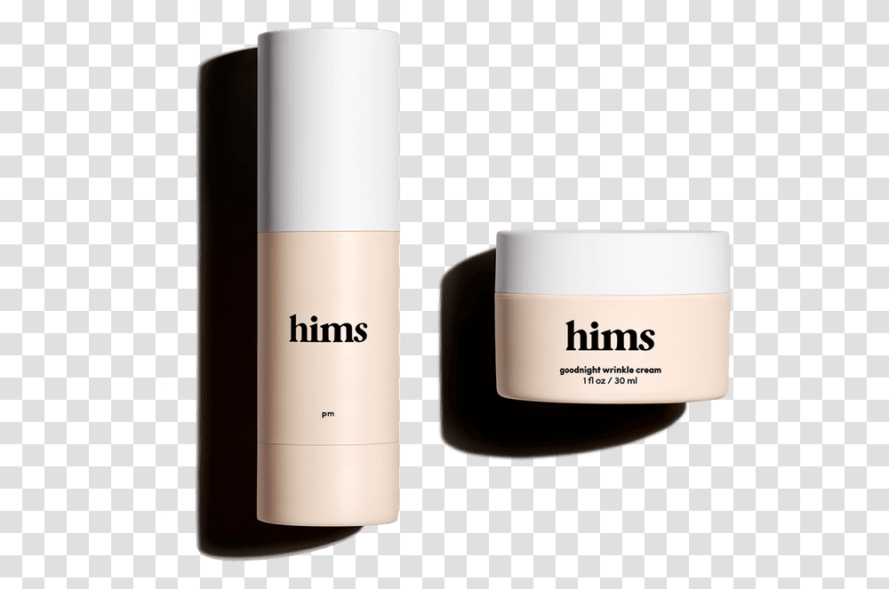 Hims Complete Anti Aging Skin Set, Cosmetics, Bottle, Label Transparent Png