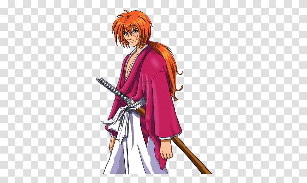 Himura Kenshin Rurouni Kenshin, Manga, Comics, Book, Clothing Transparent Png