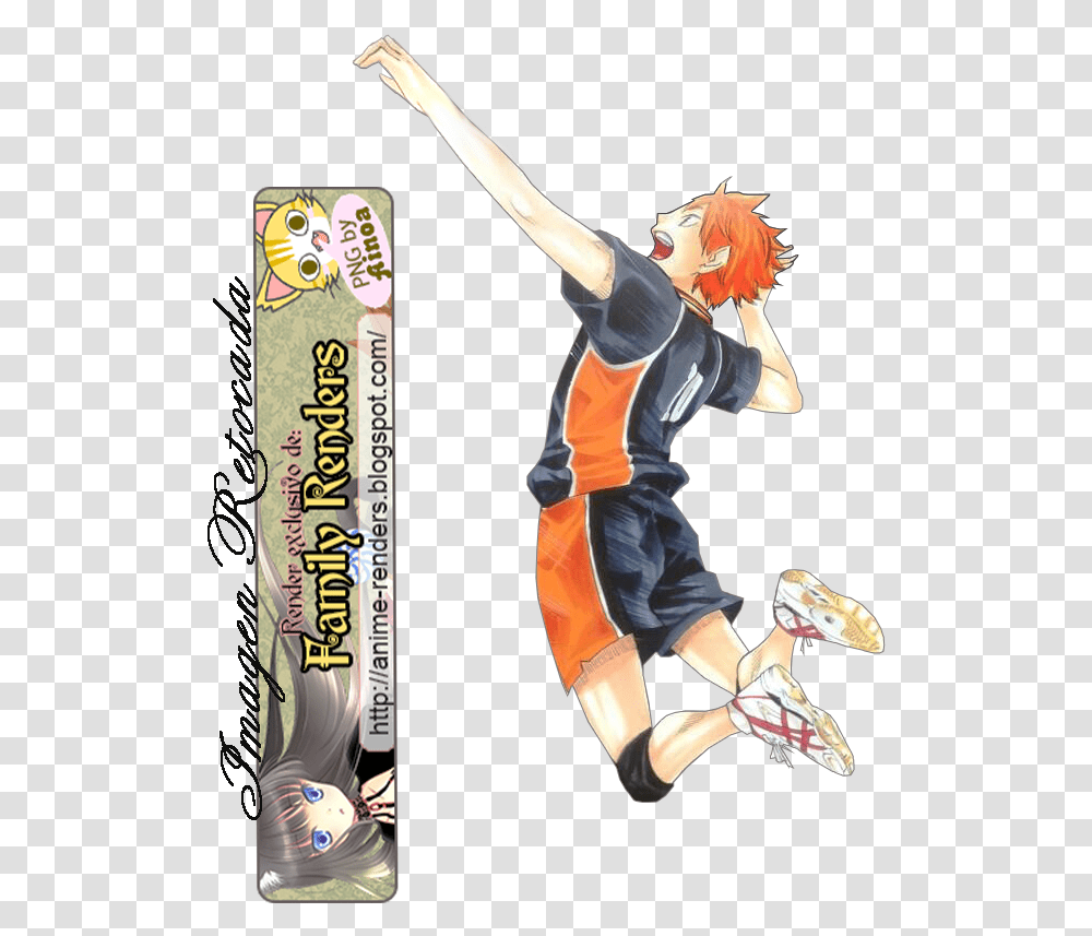 Hinata Shouyou Jump Serve In Volleyball Anime, Person, People, Sport Transparent Png