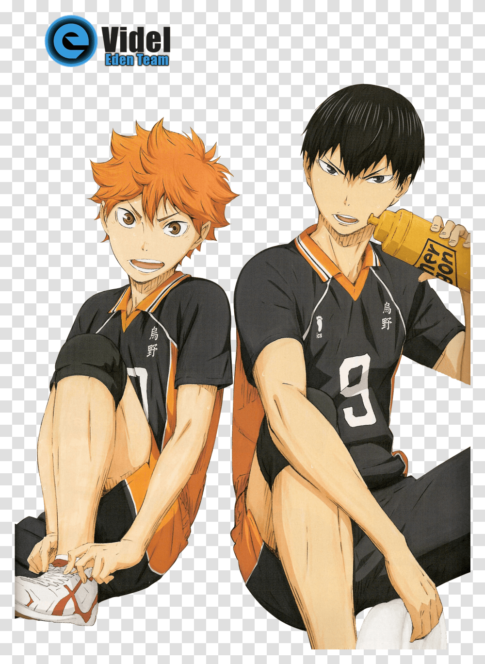 Hinata Shouyou Kageyama And Hinata, Person, Human, Comics, Book Transparent Png