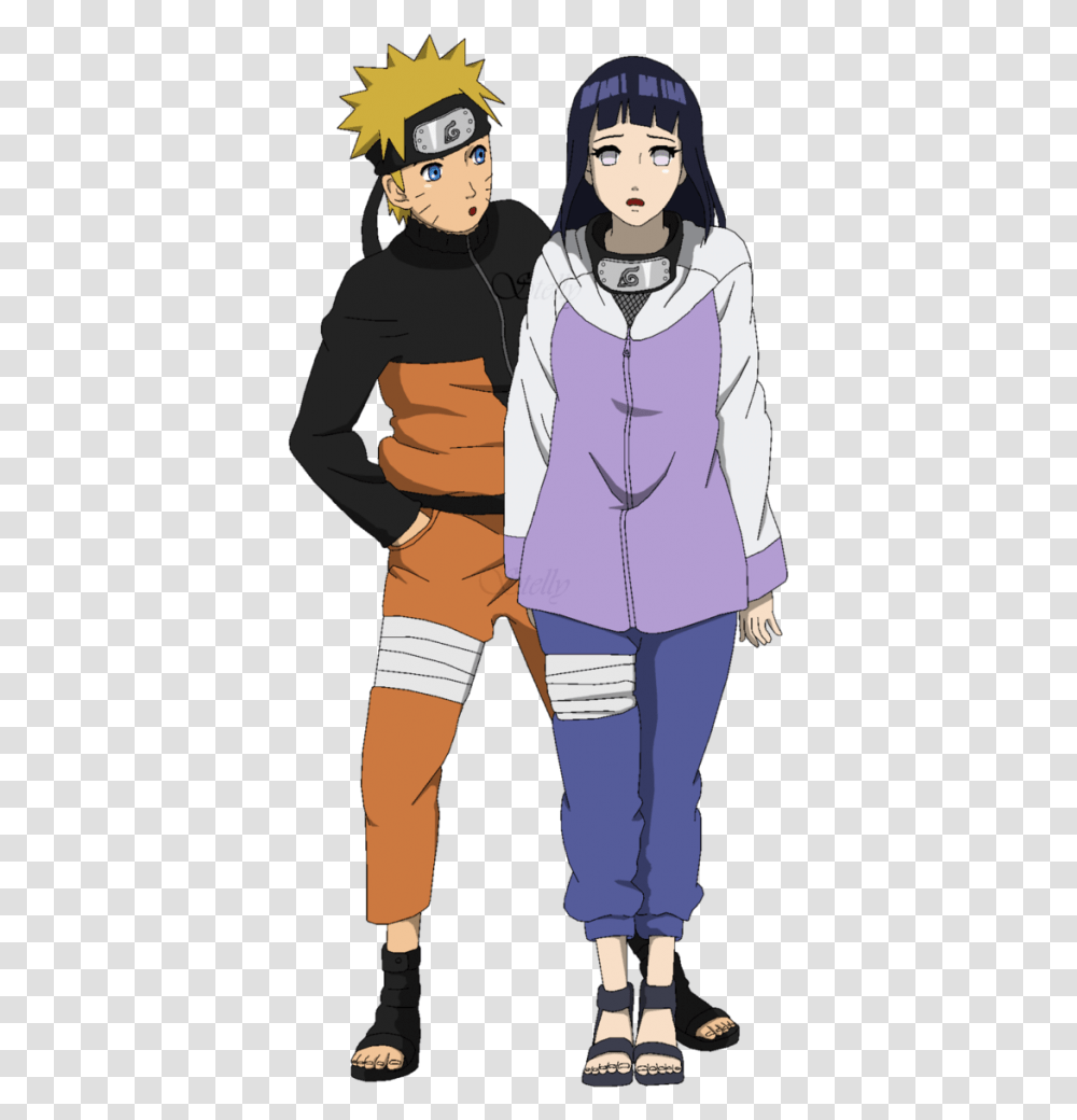 Hinata Y Naruto, Person, Sleeve, Long Sleeve Transparent Png