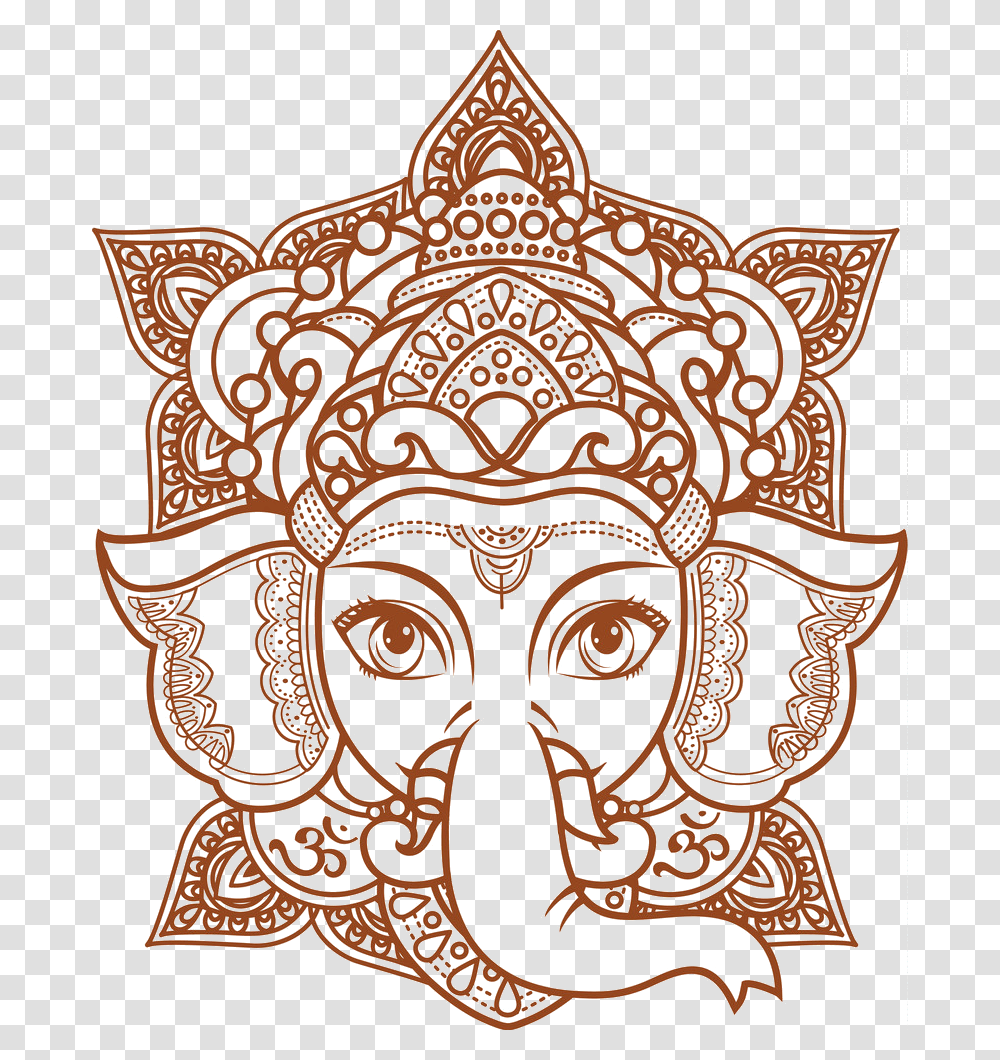 Hindu Cultural Society Vector Ganesh, Doodle, Drawing, Pattern Transparent Png