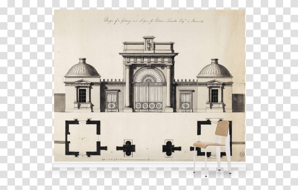 Hindu Temple, Chair, Architecture, Building, Plan Transparent Png