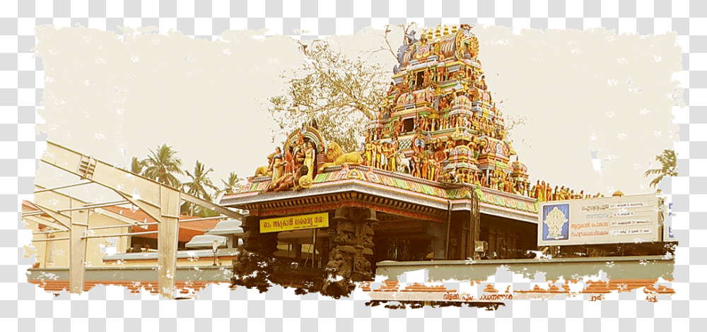 Hindu Temple In Kerala, Architecture, Building, Monastery, Housing Transparent Png