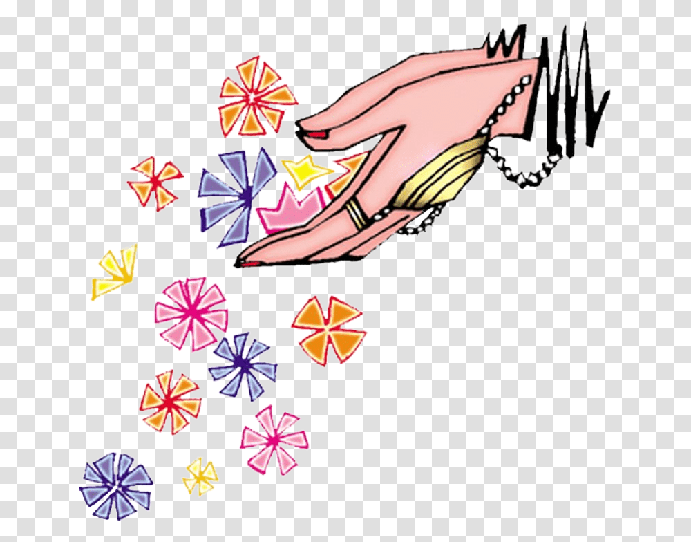 Hindu Wedding Clipart Flower With Hand Clipart, Floral Design, Pattern, Person Transparent Png