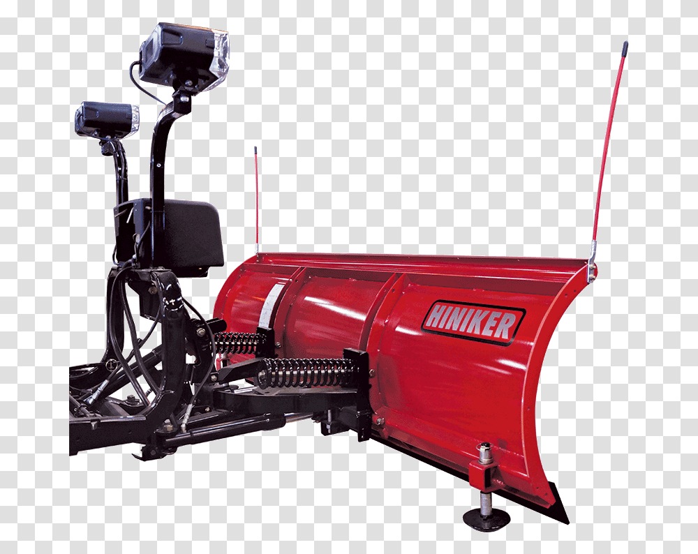 Hiniker Snow Plow, Snowplow, Bulldozer, Tractor, Vehicle Transparent Png