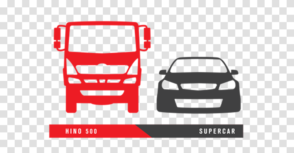 Hino Goes Head To Head With A Supercar, Bumper, Vehicle, Transportation, Wheel Transparent Png