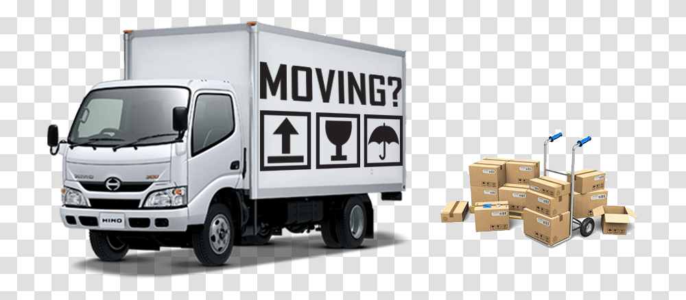 Hino, Moving Van, Vehicle, Transportation, Truck Transparent Png