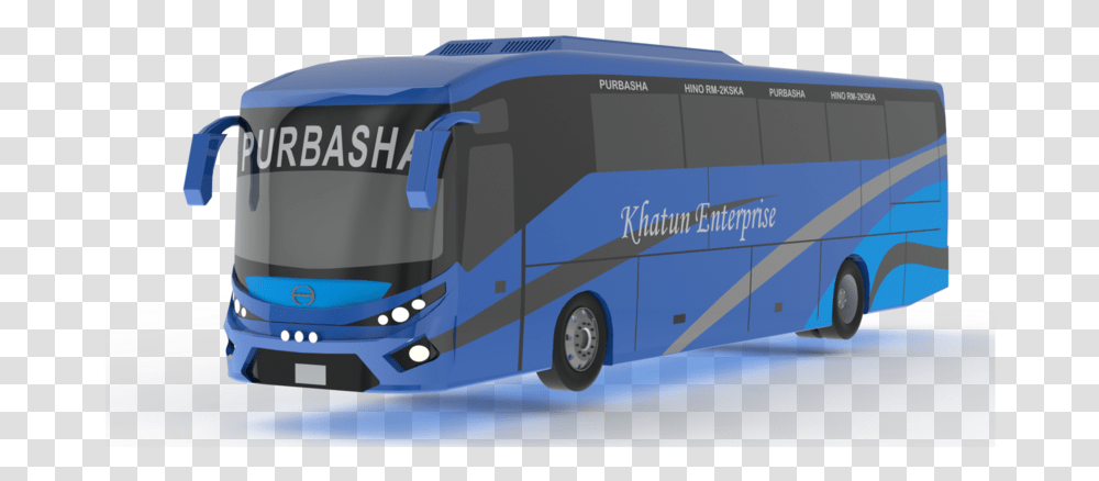 Hino Rm2 Bus Design Download, Vehicle, Transportation, Tour Bus, Wheel Transparent Png