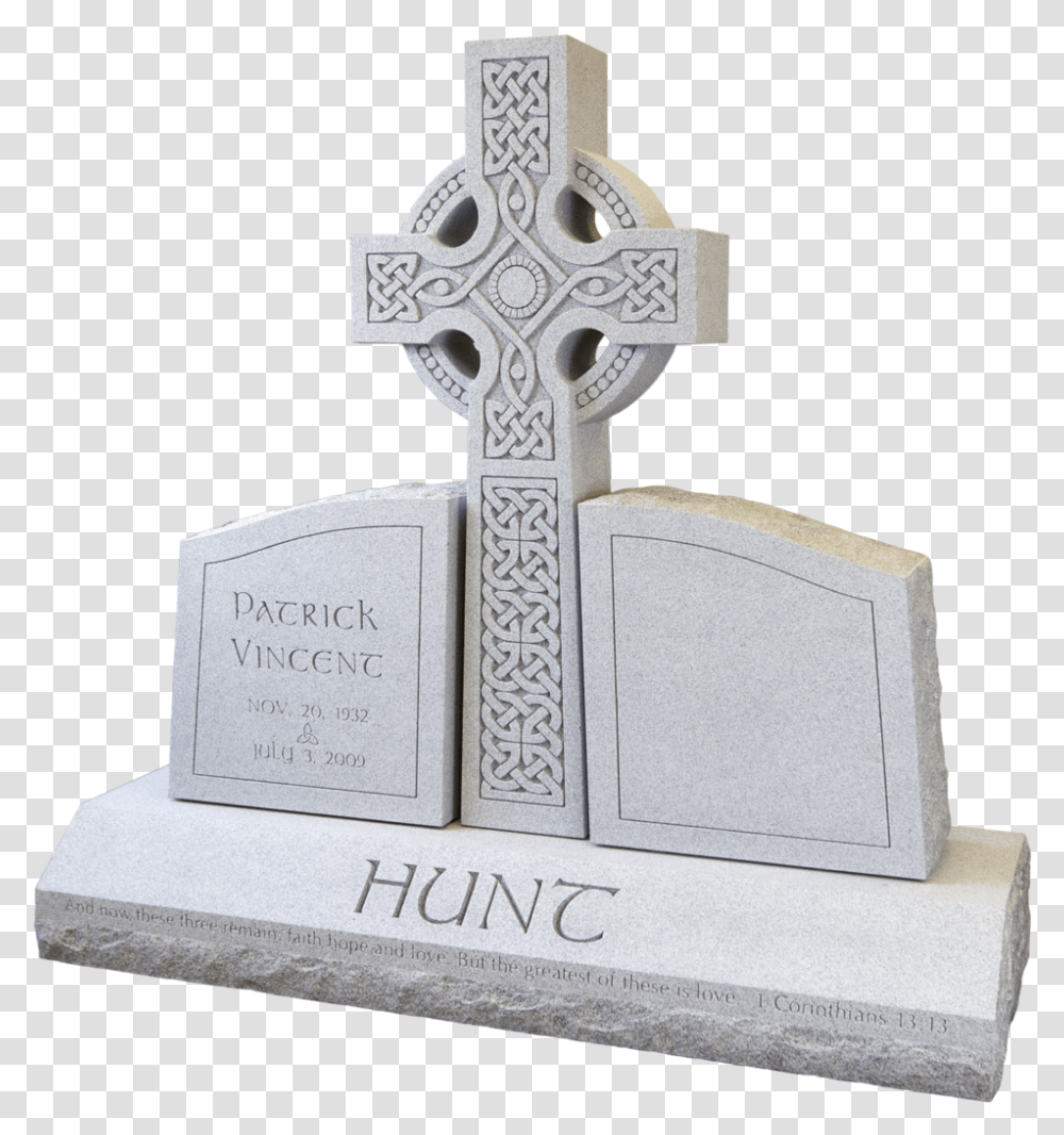 Hinton Hunt Monument Headstone, Cross, Crucifix, Tomb Transparent Png
