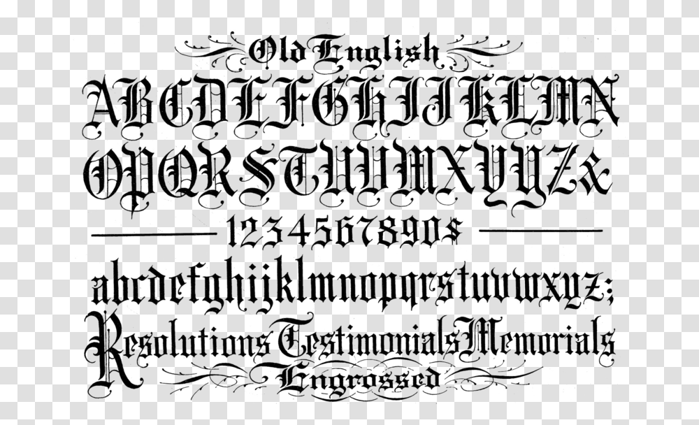 Hip Hop Fonts File Hd Cursive Old English Calligraphy Fonts, Handwriting, Pattern, Flyer Transparent Png