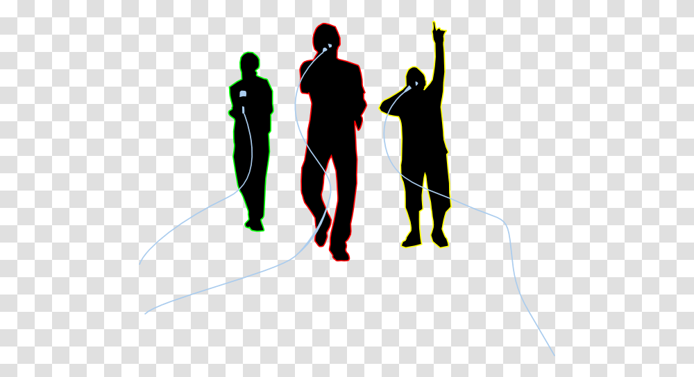 Hip Hop Multicultural Trio Clip Art, Person, Human, Silhouette, Outdoors Transparent Png