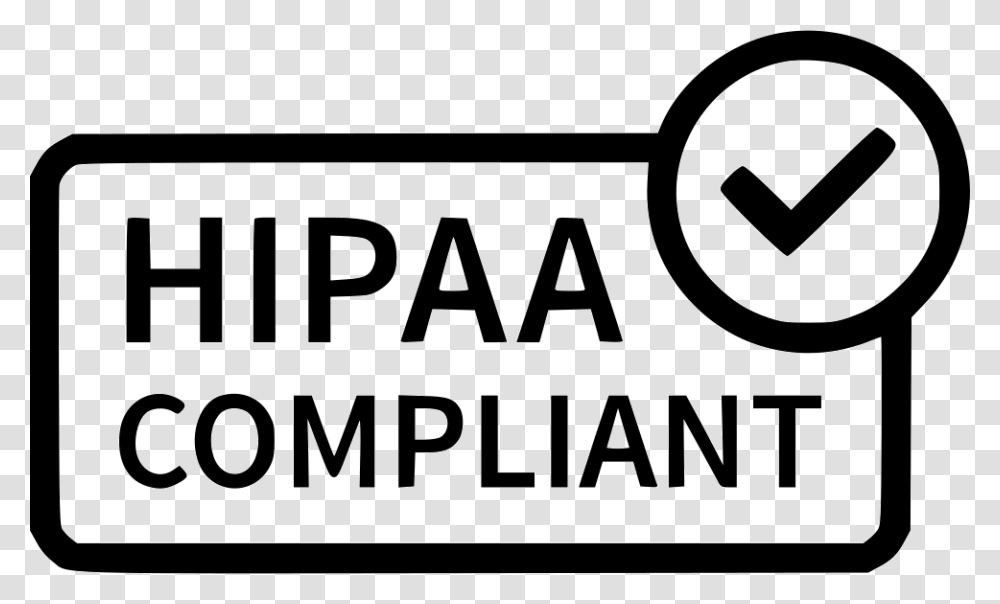 Hipaa Compliant Bw Icon Free Download, Alphabet, First Aid, Label Transparent Png
