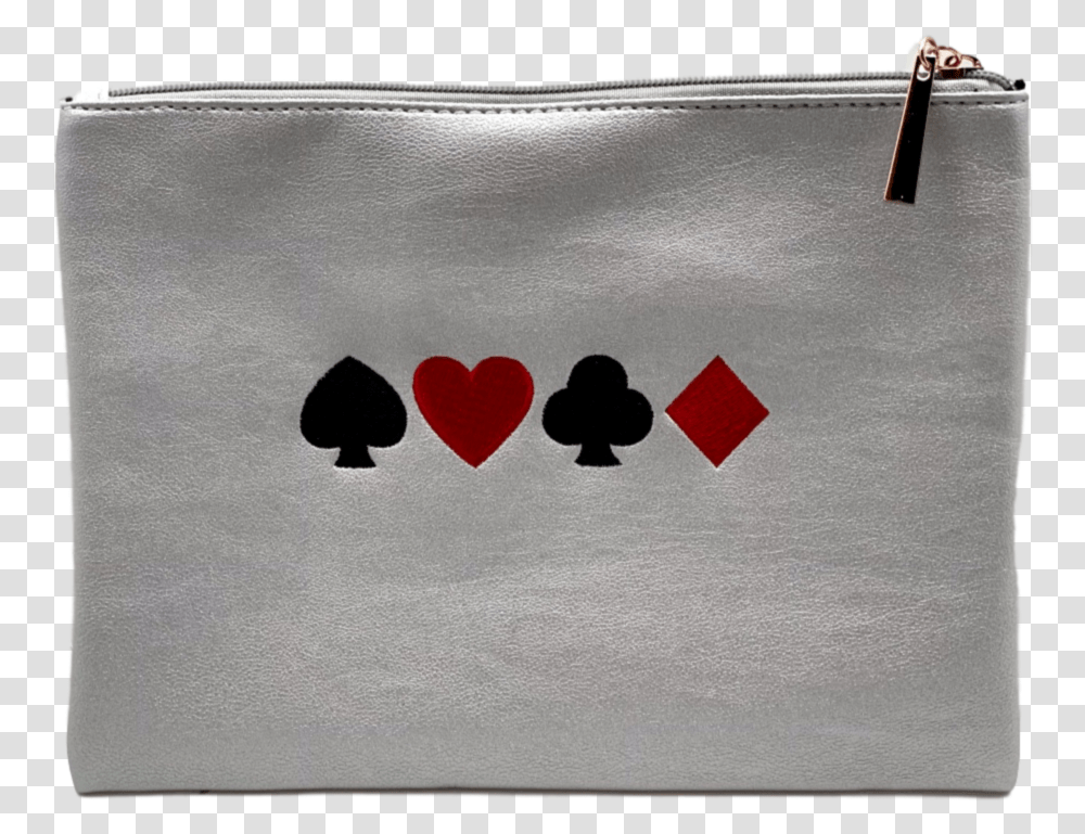 Hipchik Custom Zip Pouch Suits Of Cards Pouch, Accessories, Accessory, Rug, Wallet Transparent Png