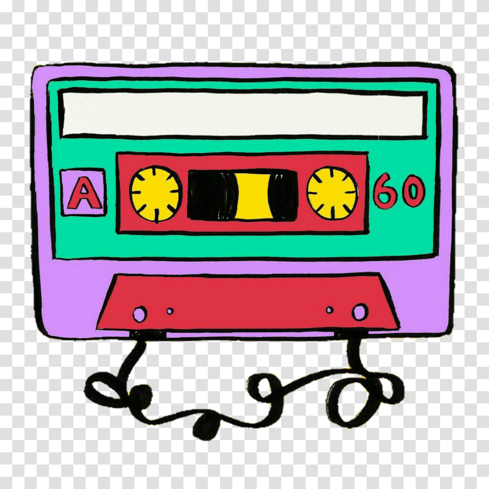 Hippie Clipart 70s 80s Mixtape Clipart, Cassette, Electronics, Text Transparent Png