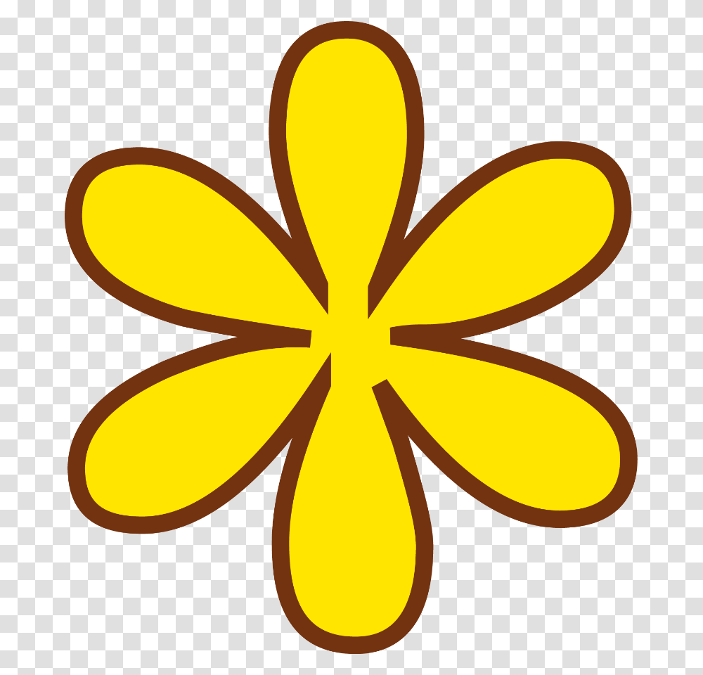 Hippie Clipart Yellow Flower, Banana, Fruit, Plant, Food Transparent Png