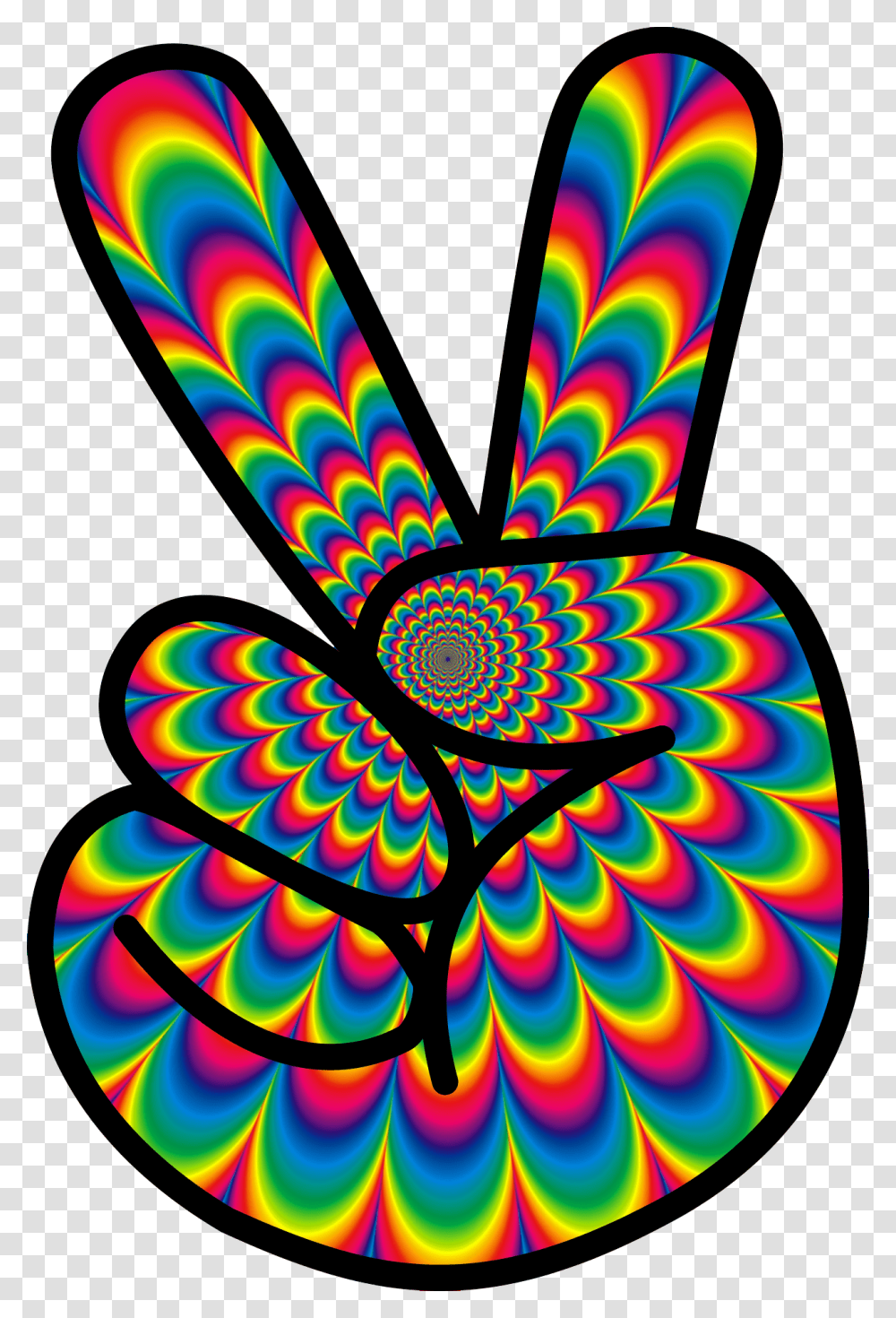 Hippie Flower Power Clip Art, Pattern, Ornament, Fractal Transparent Png