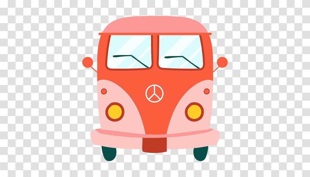 Hippie Van Element, Vehicle, Transportation, Minibus, Caravan Transparent Png