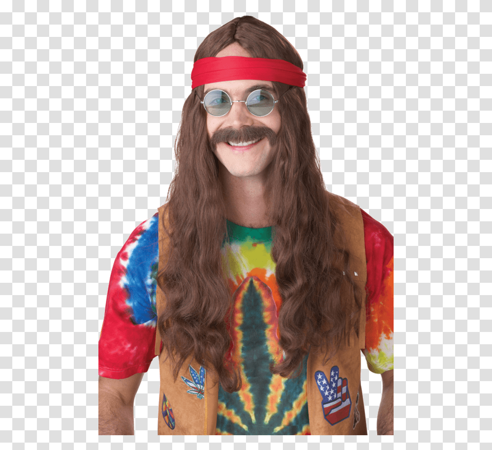 Hippie With Long Hair, Person, Human, Sunglasses, Accessories Transparent Png