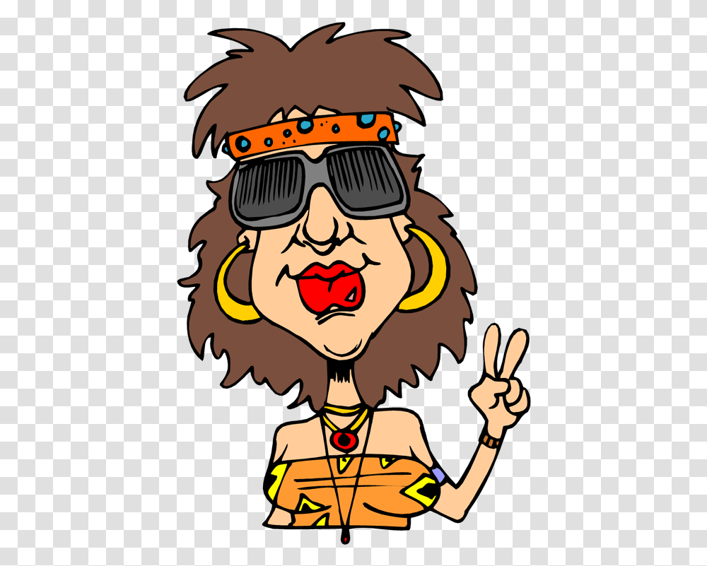 Hippie Woman Clipart Hippie Clip Art, Sunglasses, Accessories, Accessory, Person Transparent Png