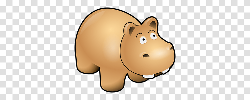 Hippo Animals, Piggy Bank Transparent Png