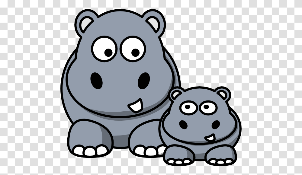 Hippo Clip Art, Animal, Mammal, Stencil, Wildlife Transparent Png