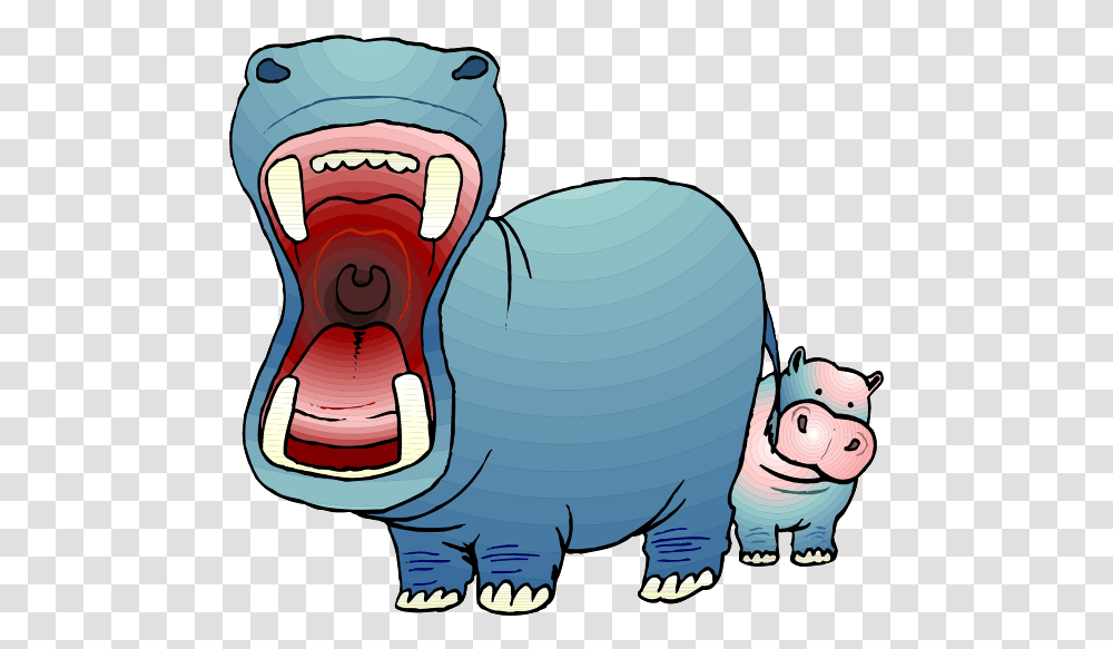 Hippo Clipart Pig Hippopotamus Clip Art Hungry Hippo Clipart, Animal, Teeth, Mouth, Mammal Transparent Png