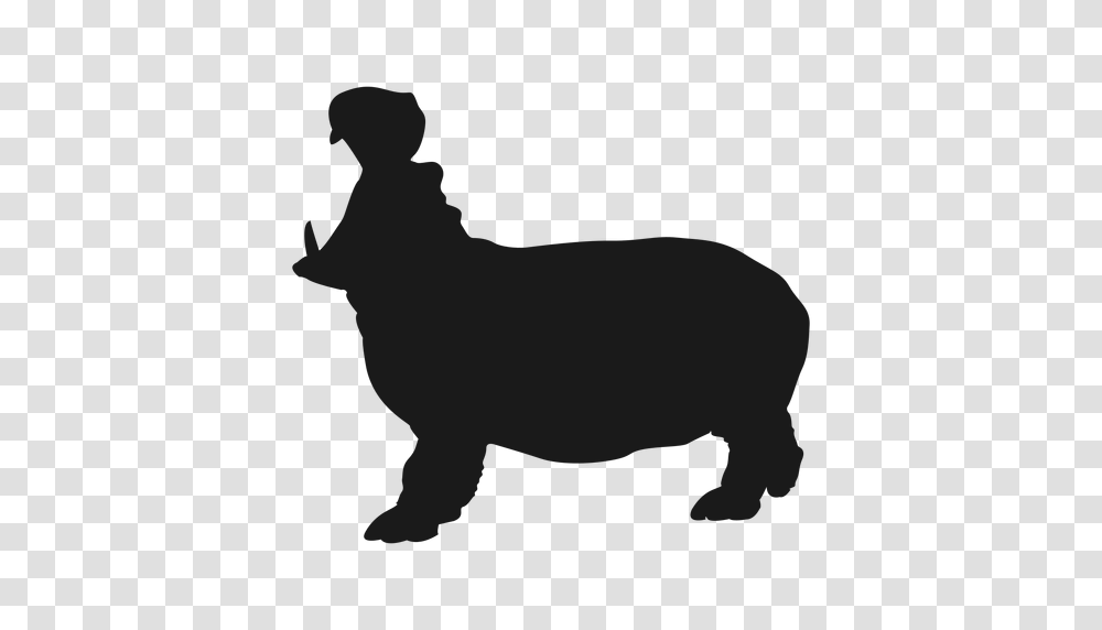Hippo Clipart Silhouette, Mammal, Animal, Person, Human Transparent Png