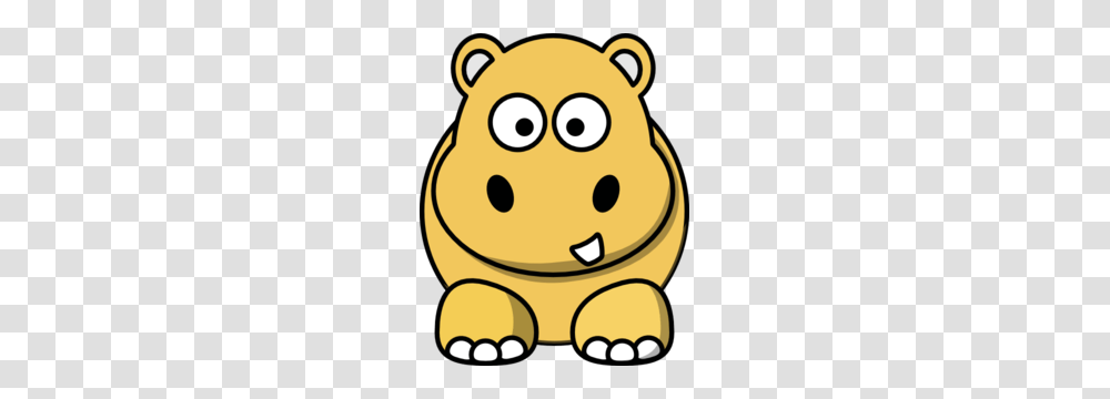 Hippo Clipart Yellow, Animal, Mammal, Plush, Toy Transparent Png