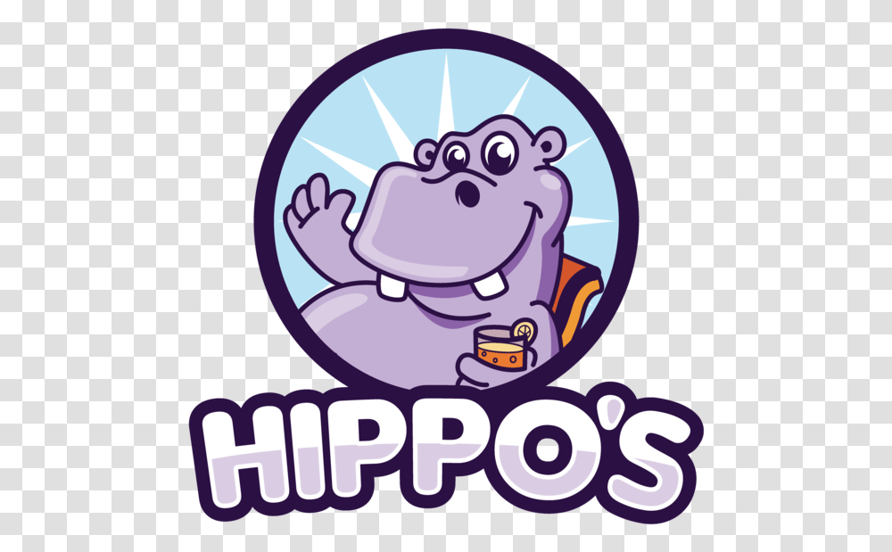 Hippo Fast Food, Poster, Advertisement, Animal Transparent Png