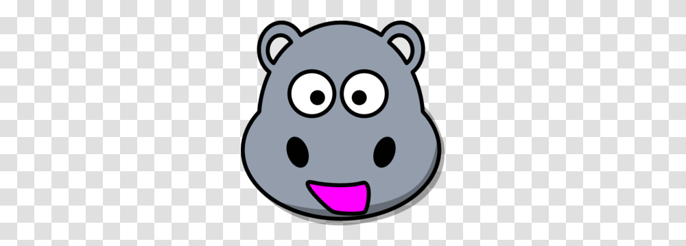 Hippo Head Clip Art, Piggy Bank, Stencil Transparent Png