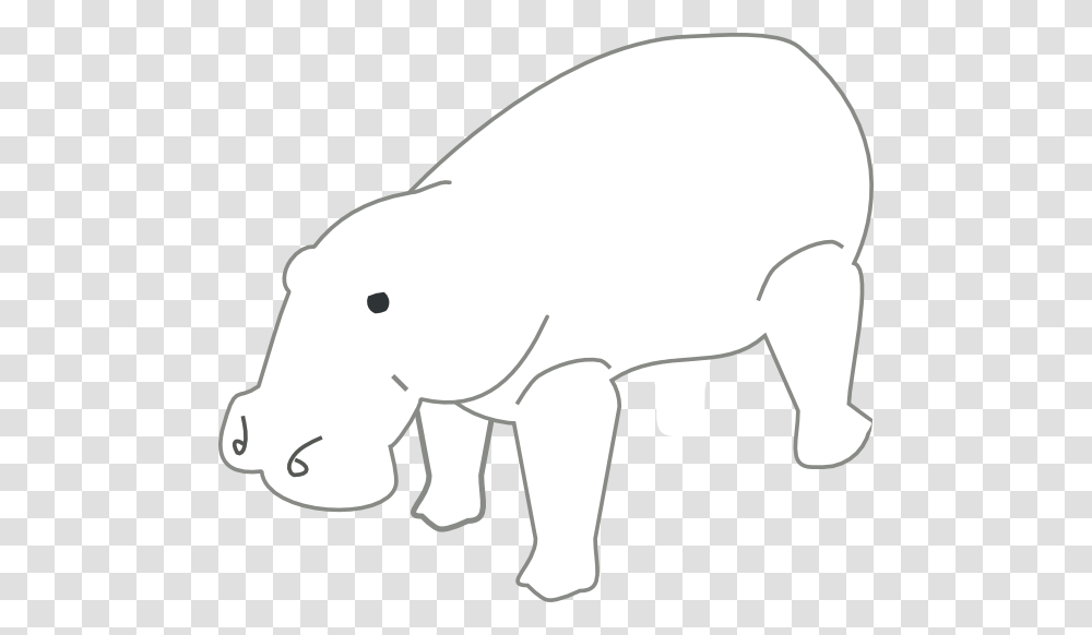 Hippo Outline Animal Clip Art, Mammal, Wildlife, Drawing, Sketch Transparent Png