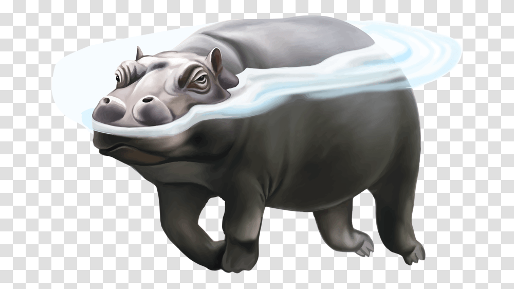 Hippo Picture, Mammal, Animal, Sculpture Transparent Png