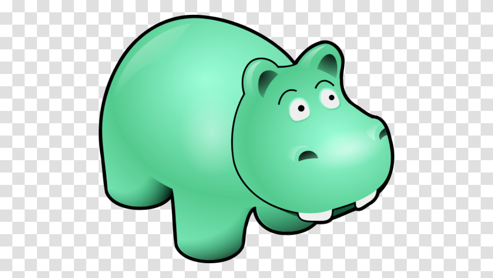 Hippopotamus Clip Art, Piggy Bank Transparent Png