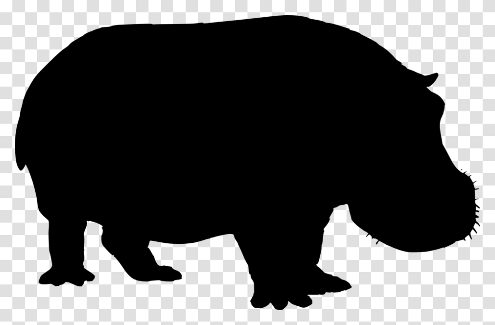 Hippopotamus Rhinoceros Clip Art, Gray, World Of Warcraft Transparent Png