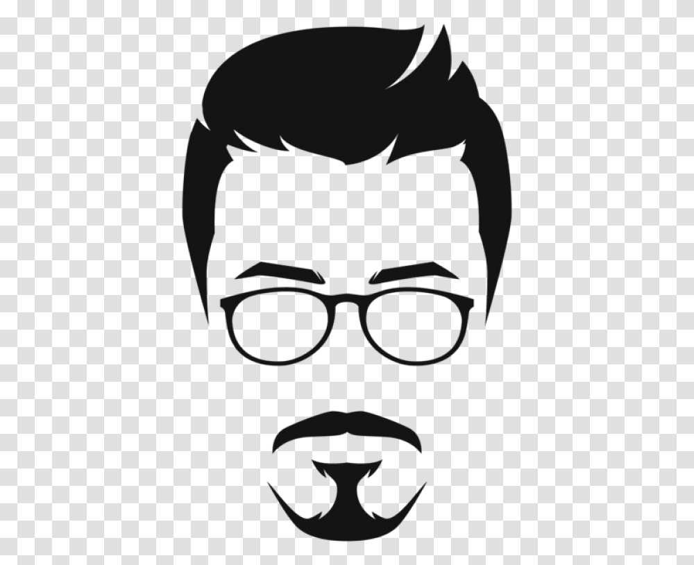 Hipster Beard, Glasses, Accessories, Accessory, Head Transparent Png