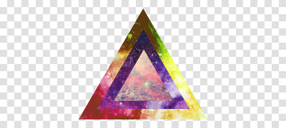 Hipster Galaxy Triangle, Mineral, Crystal Transparent Png