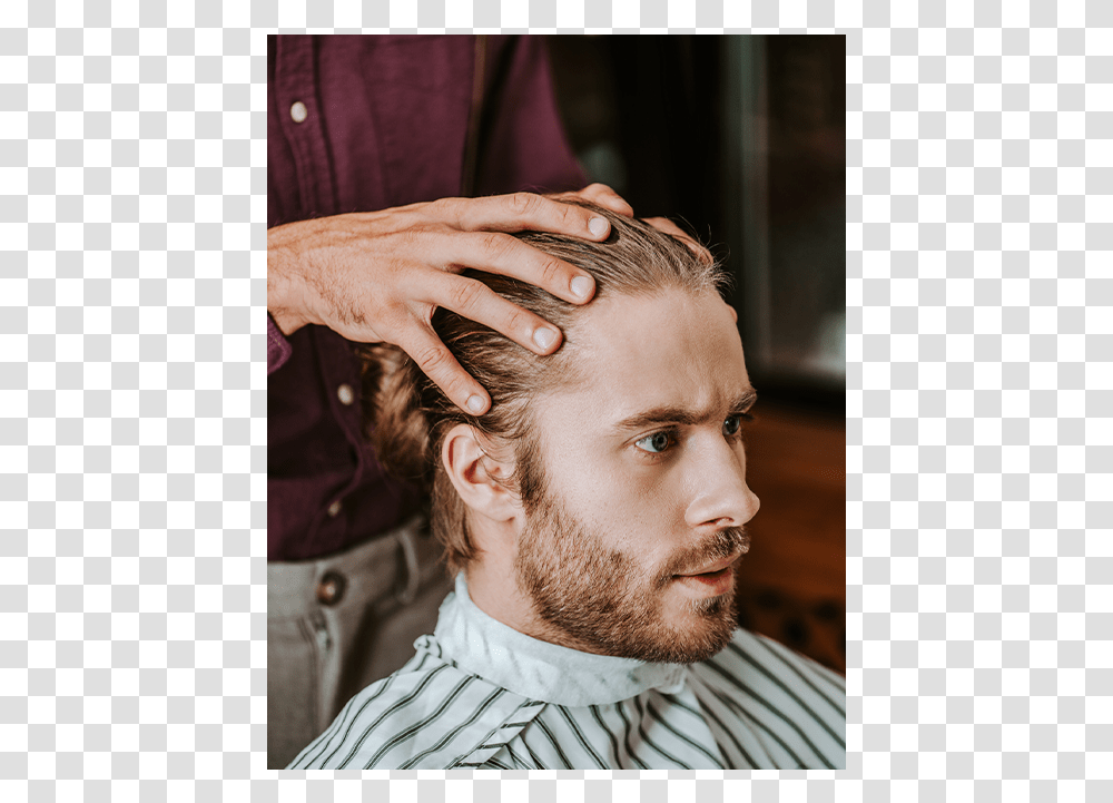 Hipster Guy Has Hair Cut Consultation, Face, Person, Human, Beard Transparent Png